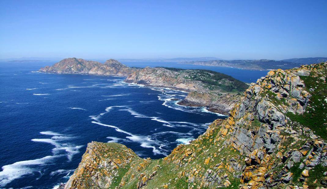 Costa de las Islas Cíes paisaje
