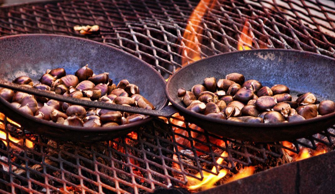 Castañas asadas Magosto
