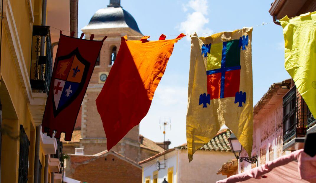 banderas medievales